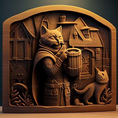 3D модель The incredible adventures of the cat Parfentius in the (STL)